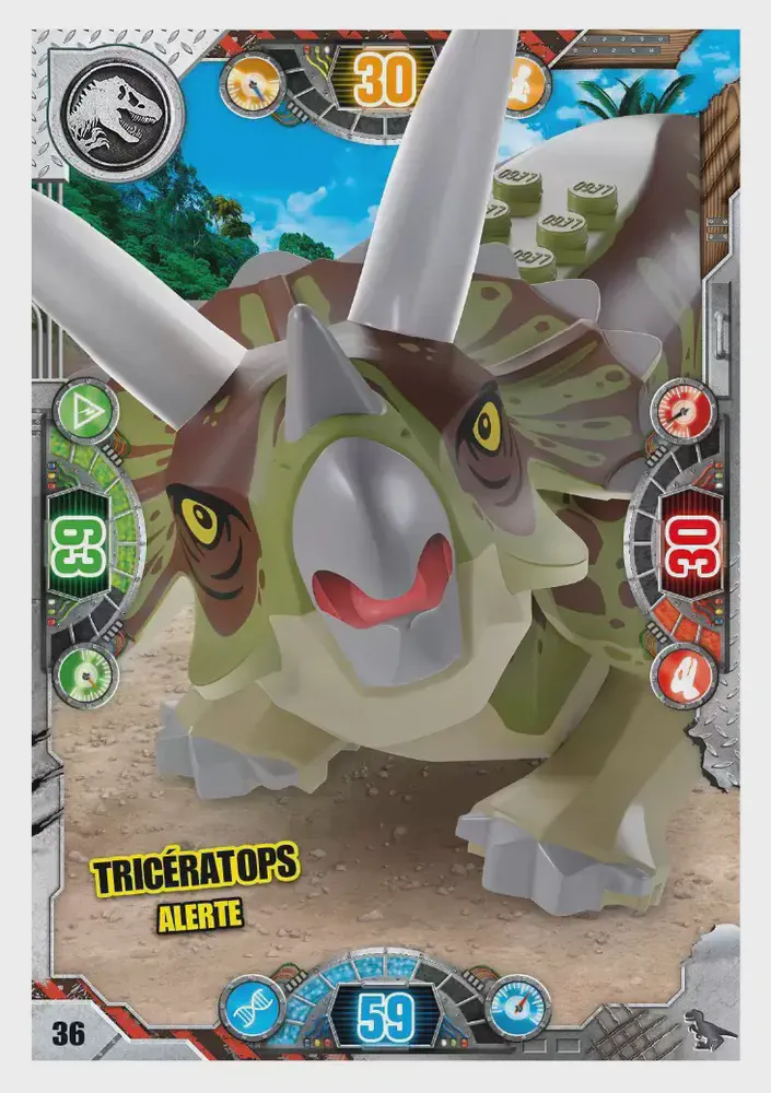 Tricératops alerte