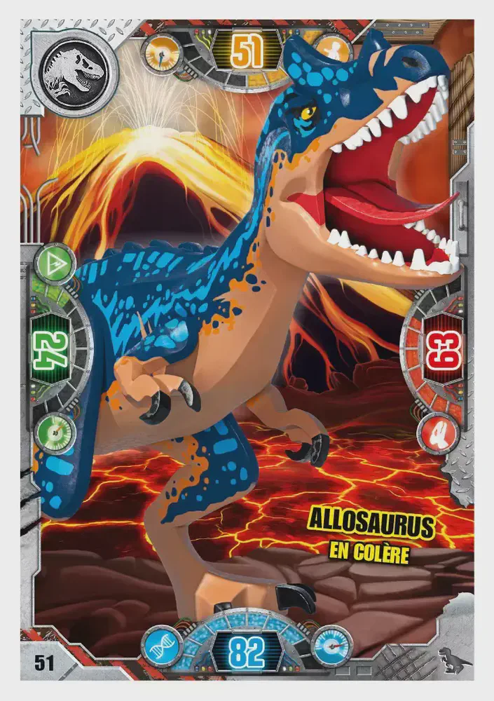 Allosaurus en colère