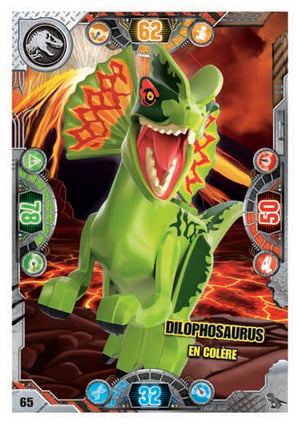 Dilophosaurus en colère (Brillante)