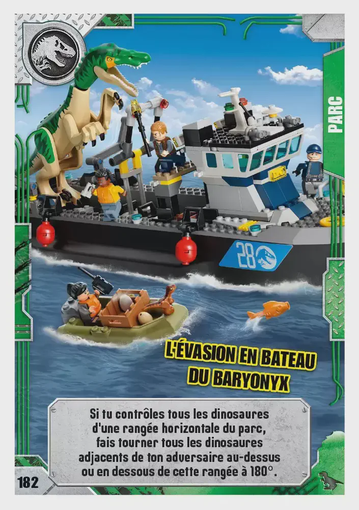 L'évasion en bateau du Baryonyx