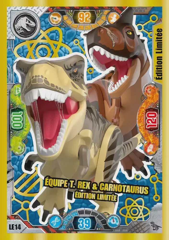 Équipe T. rex et Carnotaurus édition limitée