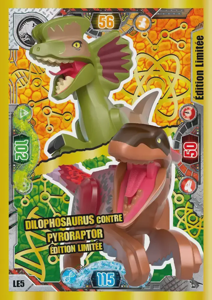 Dilophosaurus contre Pyroraptor édition limitée