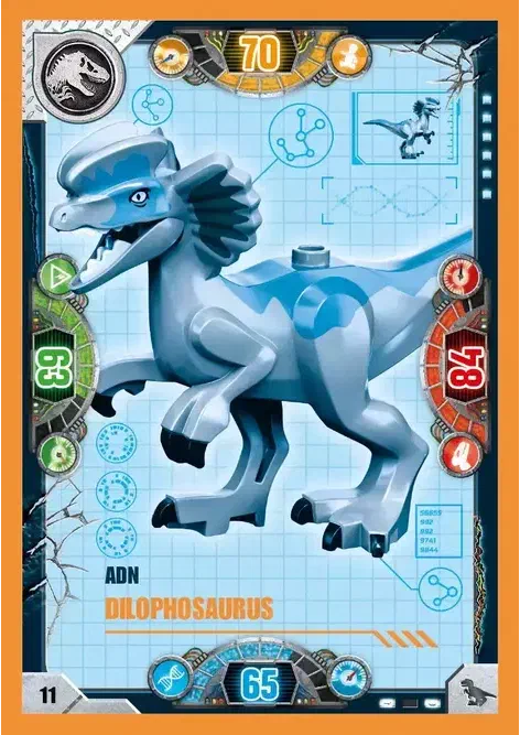 Couverture de ADN Dilophosaurus
