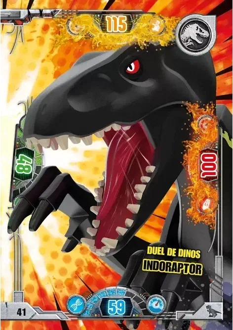 Couverture de Duel de dinos Indoraptor