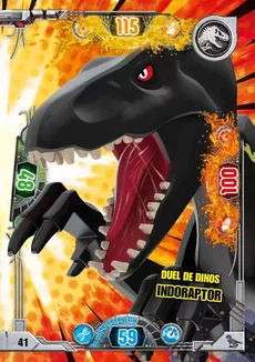 Couverture de Duel de dinos Indoraptor