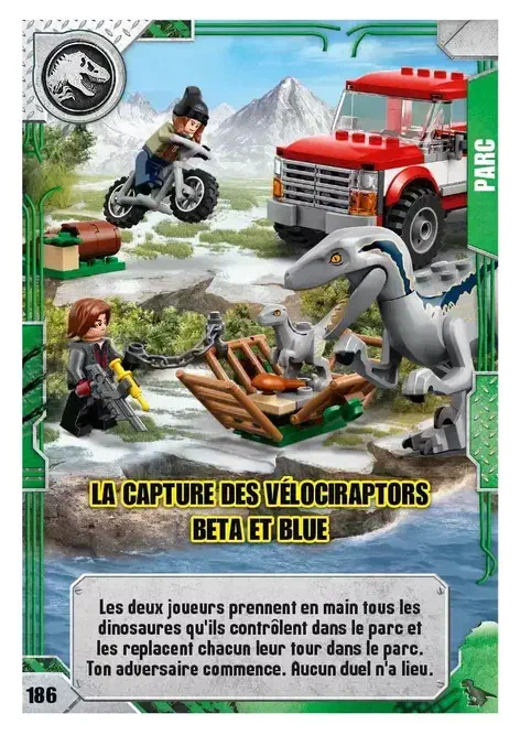Couverture de La capture des Vélociraptors Beta et Blue