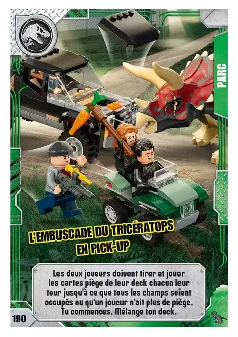 Couverture de L'embuscade du Tricératops en pick-up