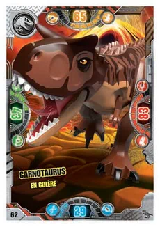 Couverture de Carnotaurus en colère (Brillante)