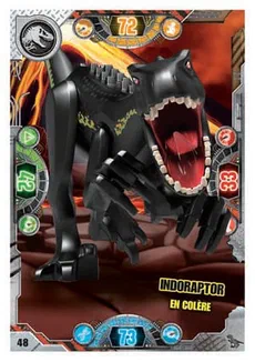 Couverture de Indoraptor en colère (Brillante)