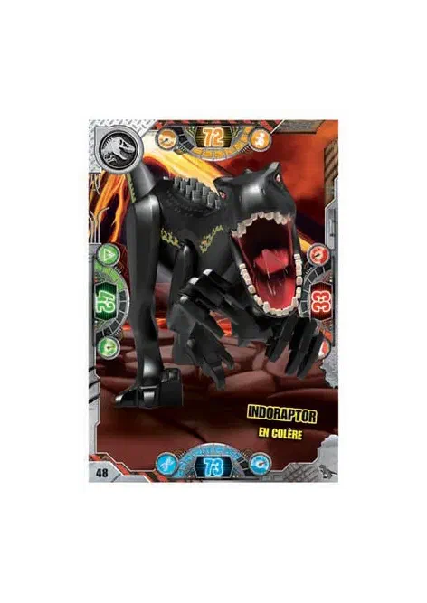Couverture de Indoraptor en colère (Brillante)