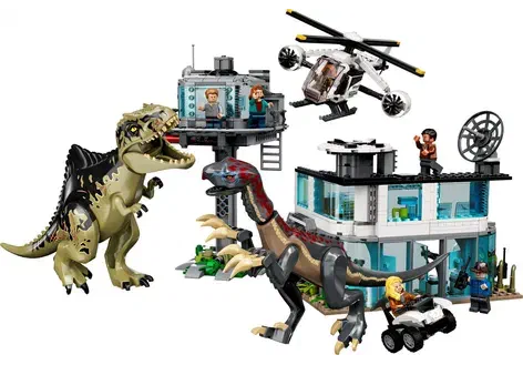 Couverture de Giganotosaurus & Therizinosaurus Attack