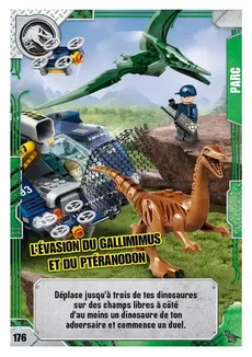 Couverture de L'évasion du Gallimimus et du Ptéranodon