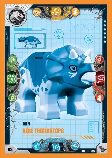 Couverture de ADN Bébé Tricératops