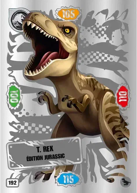 Couverture de T. rex édition jurassic