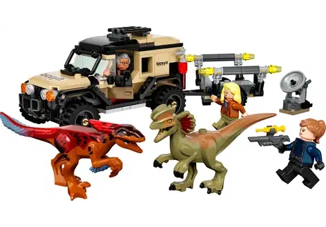 Couverture de Pyroraptor & Dilophosaurus Transport