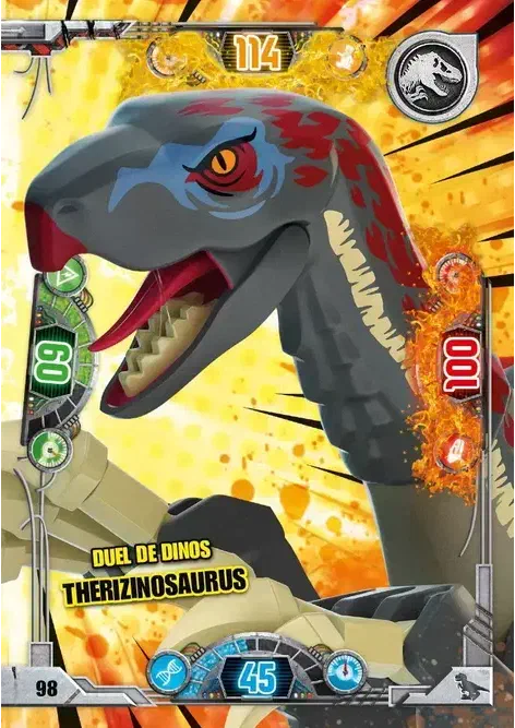 Couverture de Duel de dinos Therizinosaurus