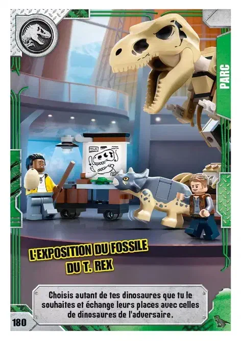 Couverture de L'exposition du fossile du T. rex