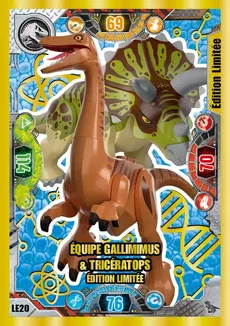Couverture de Équipe Gallimimus & Tricératops édition limitée