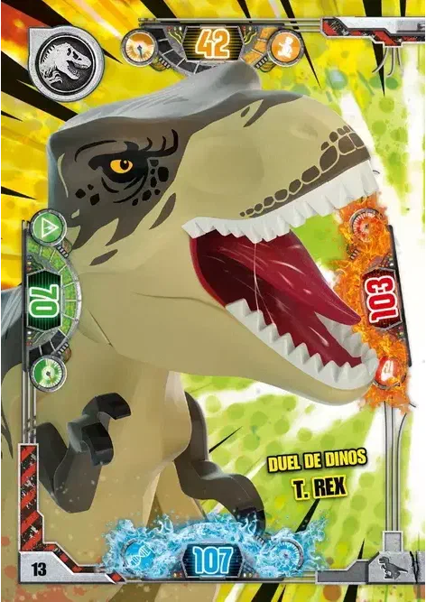 Couverture de Duel de dinos T. rex