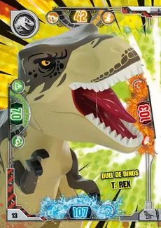 Couverture de Duel de dinos T. rex