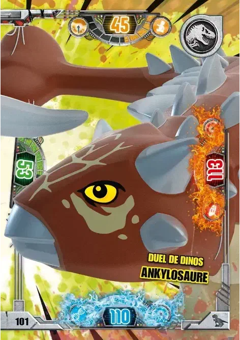 Couverture de Duel de dinos Ankylosaure
