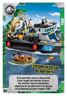 Couverture de L'évasion en bateau du Baryonyx