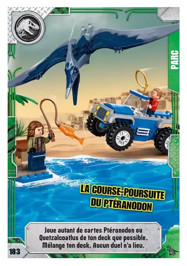 Carte LEGO Jurassic World : La course-poursuite du Ptéranodon