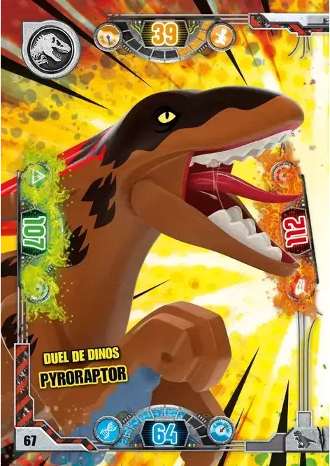 Couverture de Duel de dinos Pyroraptor