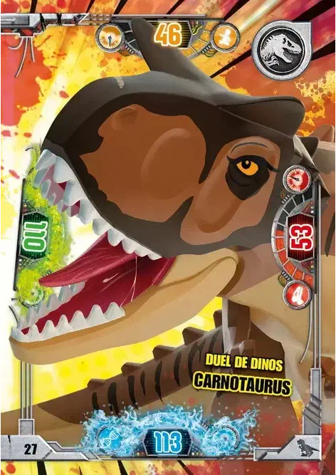 Couverture de Duel de dinos Carnotaurus