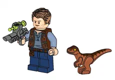 Couverture de Owen with Baby Raptor