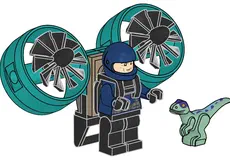 Couverture de Guard with Jet Pack and Raptor