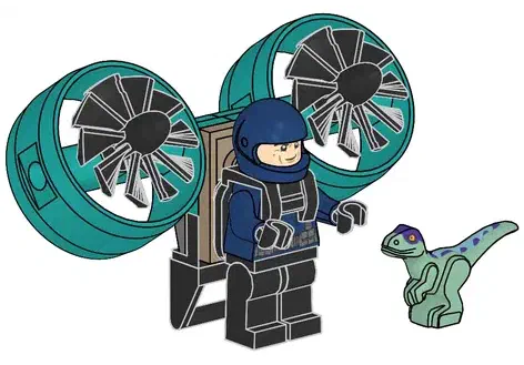 Couverture de Guard with Jet Pack and Raptor