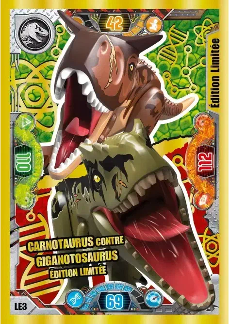 Couverture de Carnotaurus contre Giganotosaurus édition limitée