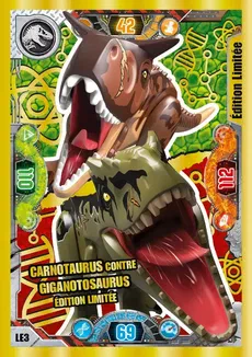 Couverture de Carnotaurus contre Giganotosaurus édition limitée