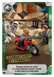Couverture de La poursuite en moto de l'Atrociraptor