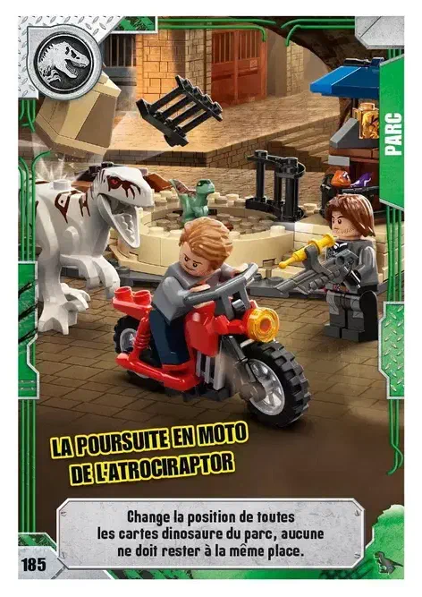 Couverture de La poursuite en moto de l'Atrociraptor