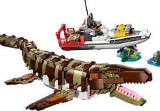 Couverture de Brick-Built Mosasaurus Boat Mission