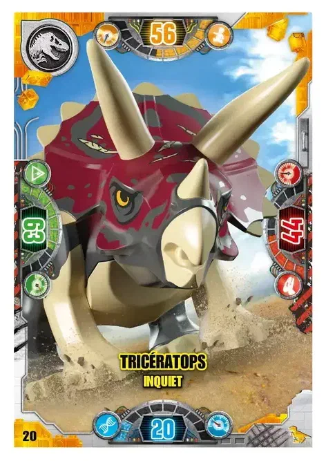 Couverture de Tricératops inquiet