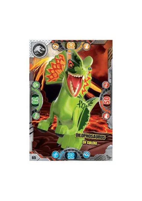 Couverture de Dilophosaurus en colère (Brillante)