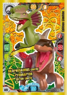 Couverture de Dilophosaurus contre Pyroraptor édition limitée