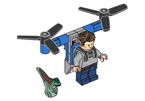 Couverture de Owen with Jet Pack and Raptor