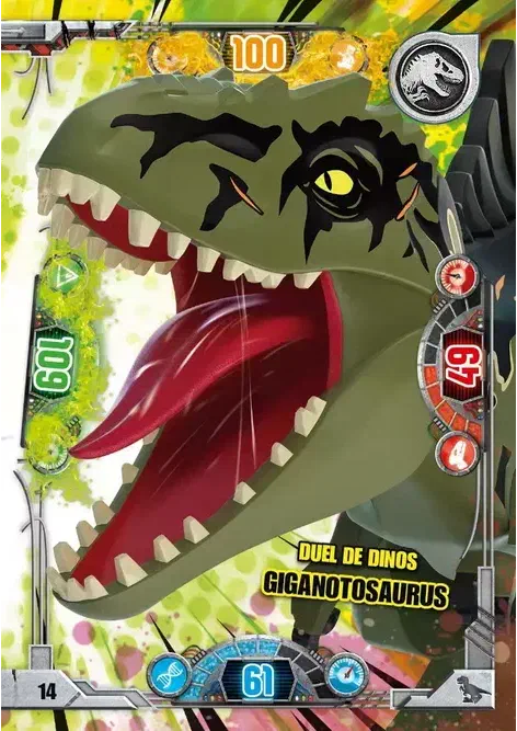 Couverture de Duel de dinos Giganotosaurus