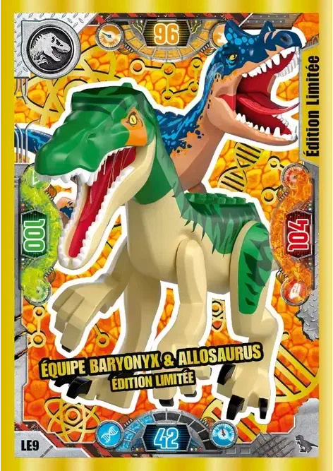Couverture de Équipe Baryonyx & Allosaurus édition limitée
