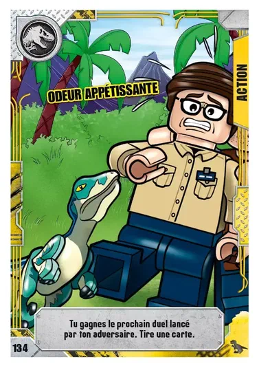 Carte de collection LEGO Jurassic World : Odeur appétissante